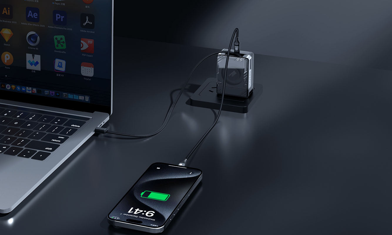 One Pull to Power Up: The Retractable 65W GaN Charger Revolutionizing Fast Charging