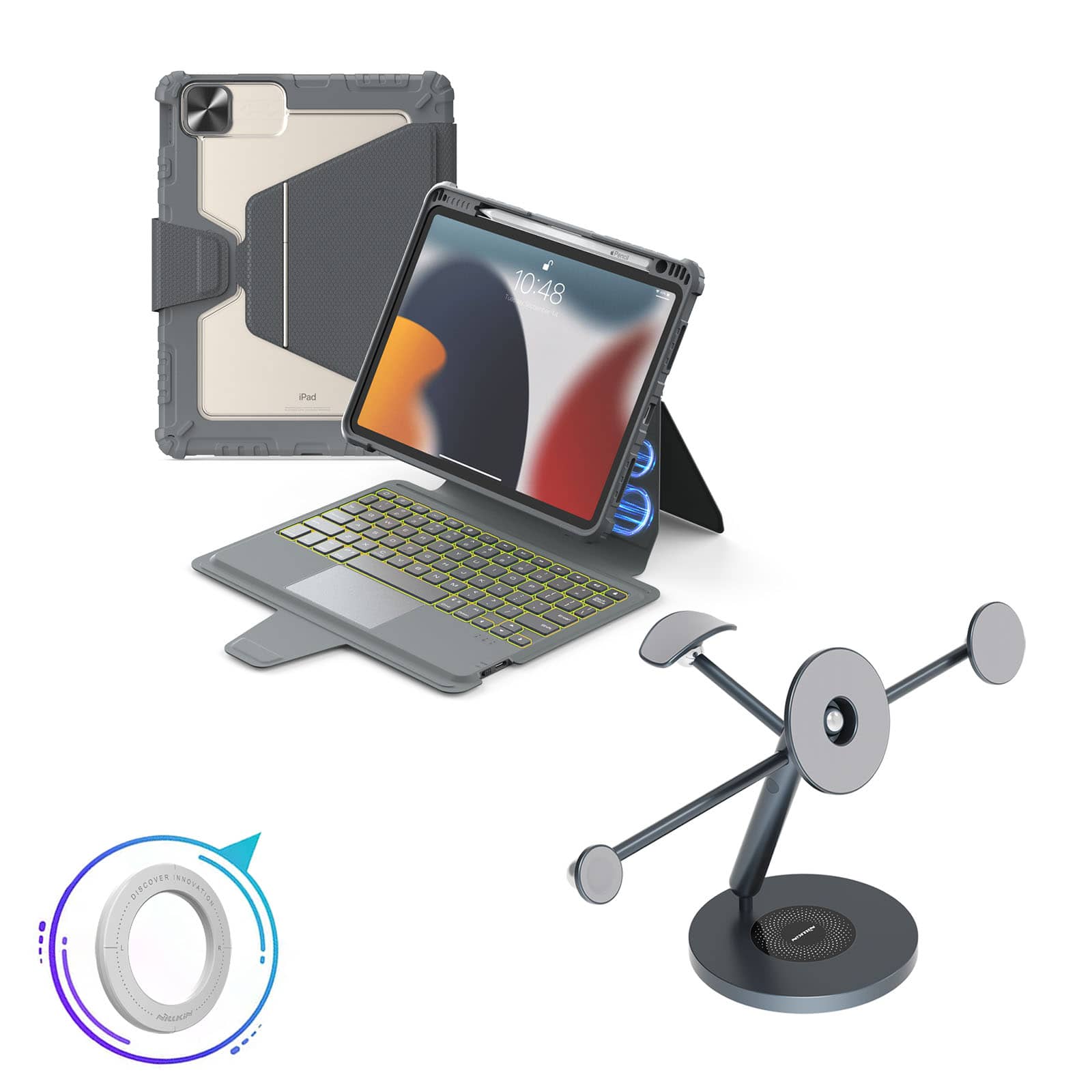 Bundle: 10.9 inch iPad Air (5th/4th Gen)+All in one Stand