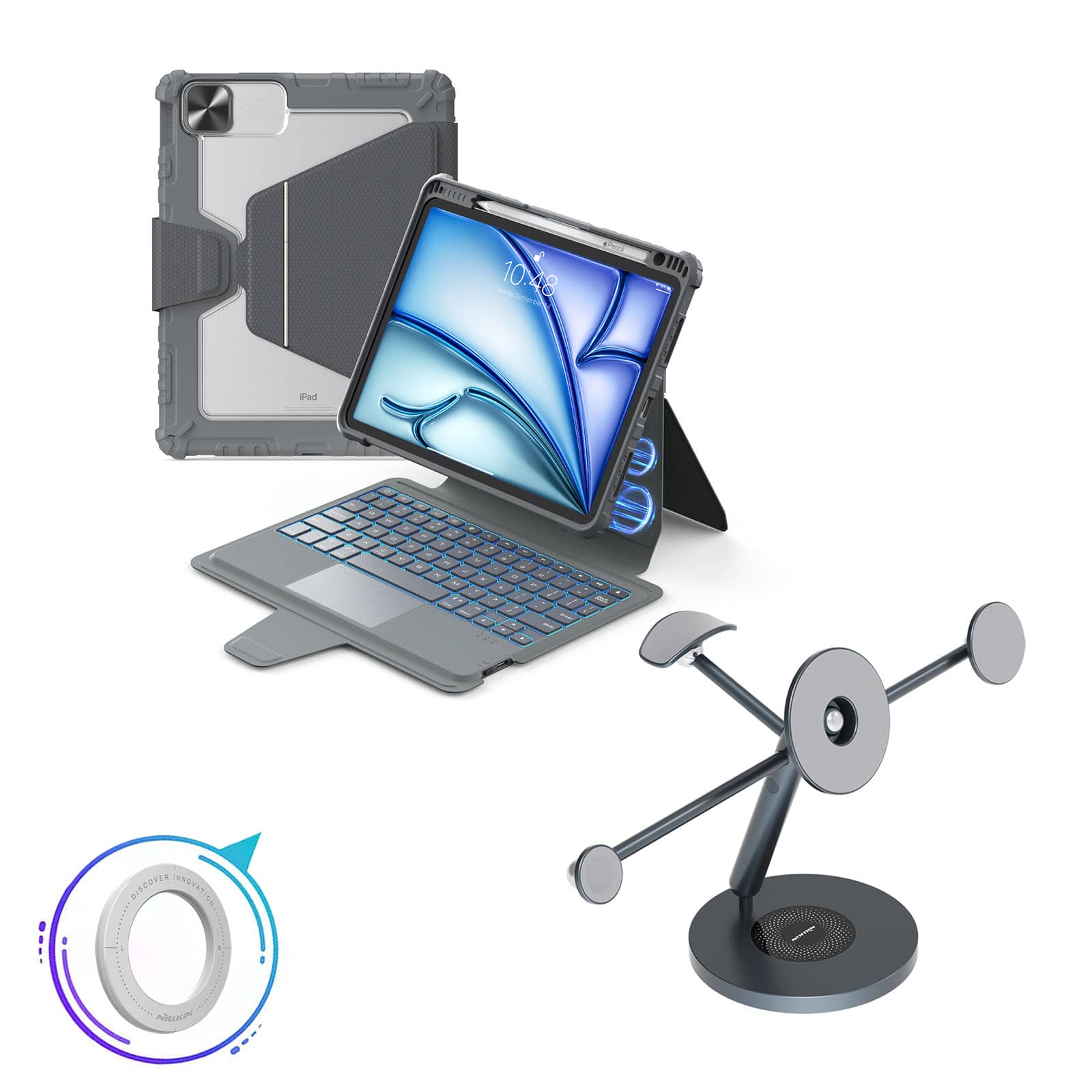 Bundle: 11 inch iPad Air (M2) 2024+All in one Stand