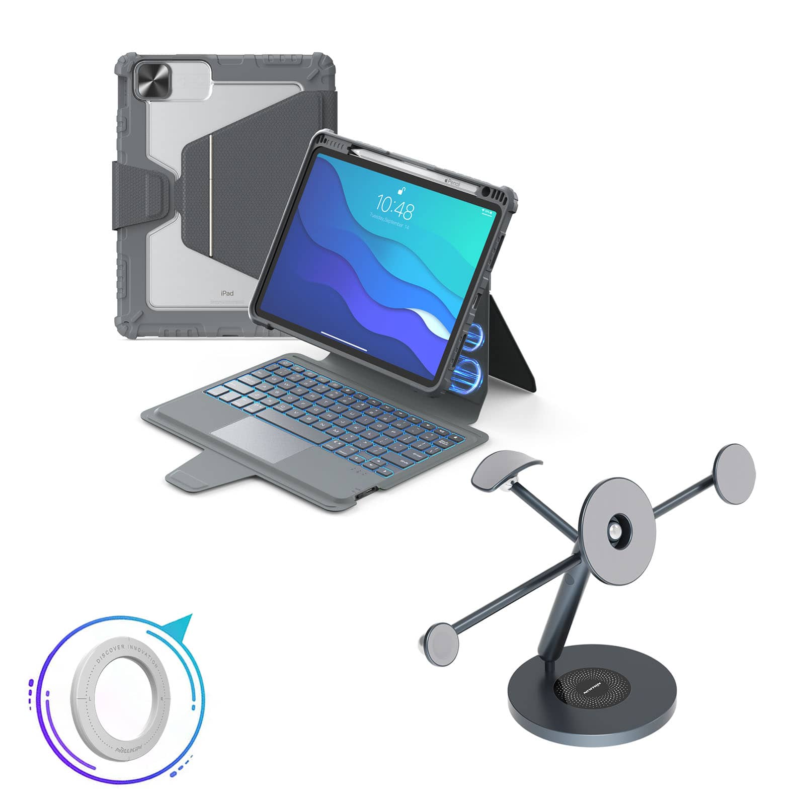 Bundle: 11 inch iPad Pro (4th/3rd/2nd/1st Gen)+All in one Stand