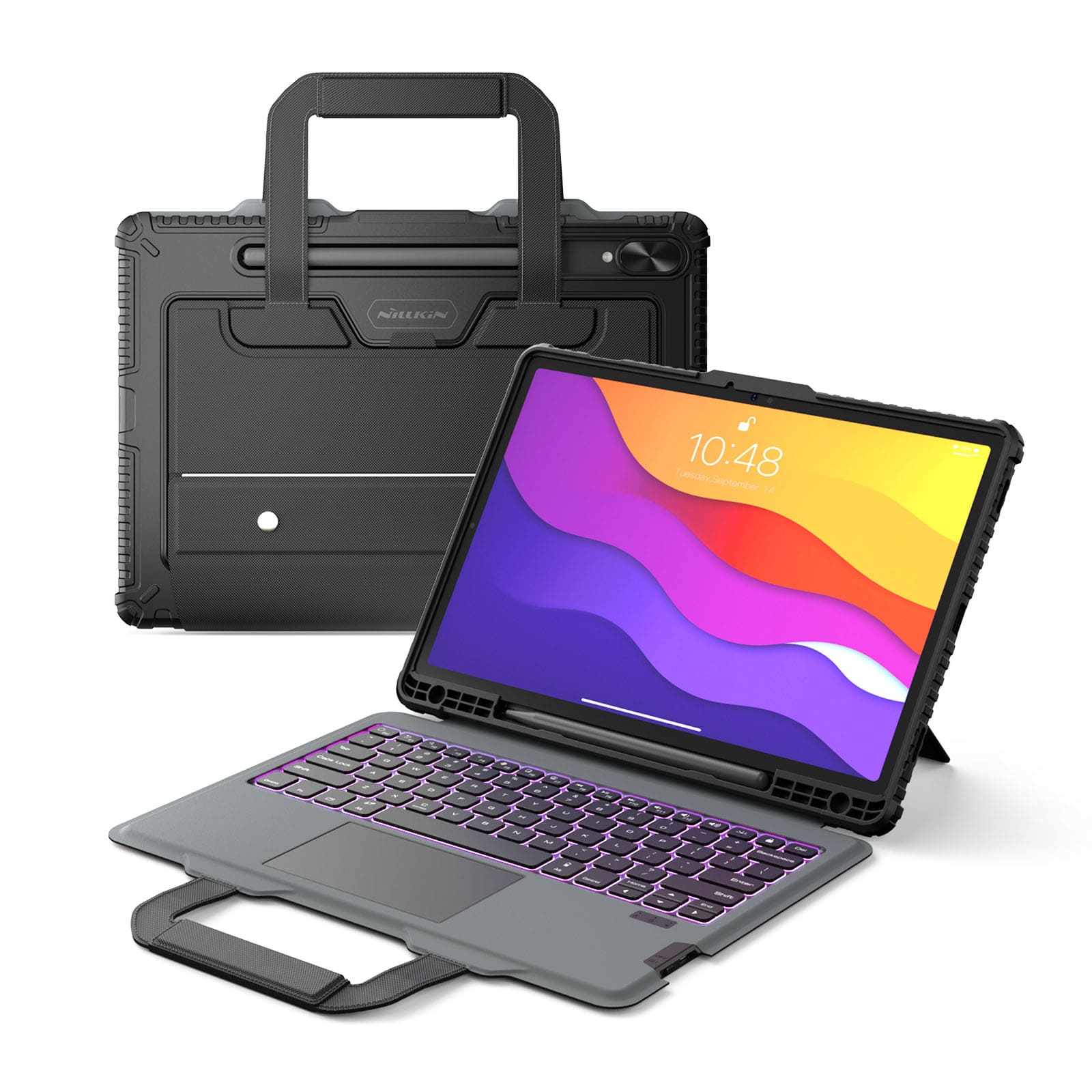 Backlit 12.4 inch Tab S9 Plus (S9+) / US Layout