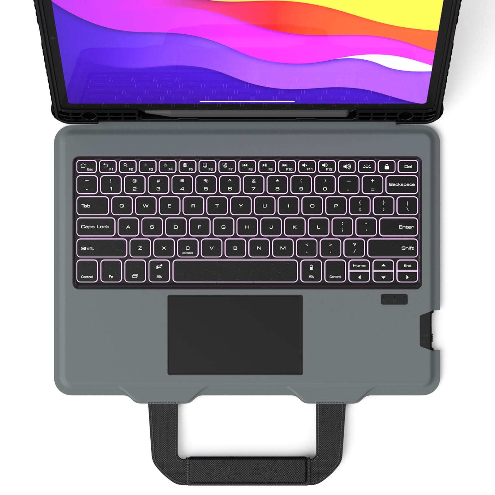 Backlit 12.4 inch Tab S9 Plus (S9+) / US Layout