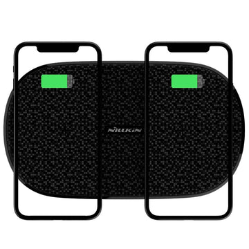 لوحة شحن لاسلكي مزدوجة سريعة مزدوجة الظلال