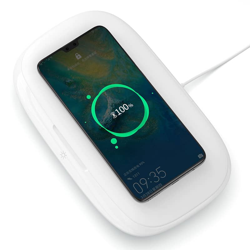 FlashPure Pro UV Sanitizing Box with Wireless Charger