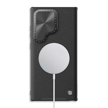 MagSafe® Compatible CamShield CamProp Leather Case for Galaxy S24 Series