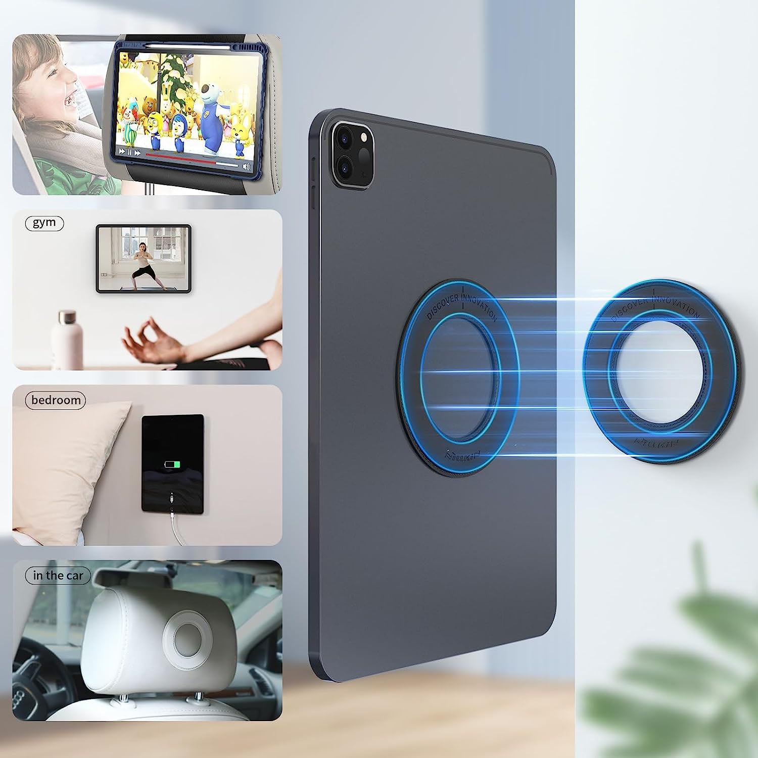 मैग्नेटिक किट टैबलेट माउंट और वॉल माउंट