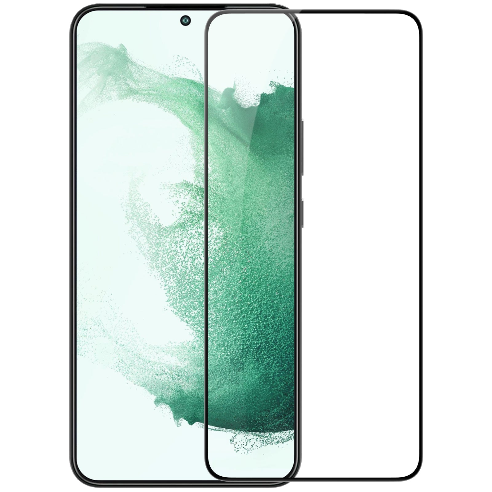 Vollständiger Schutz Glas Displayschutzfolie für Galaxy S22 Serie