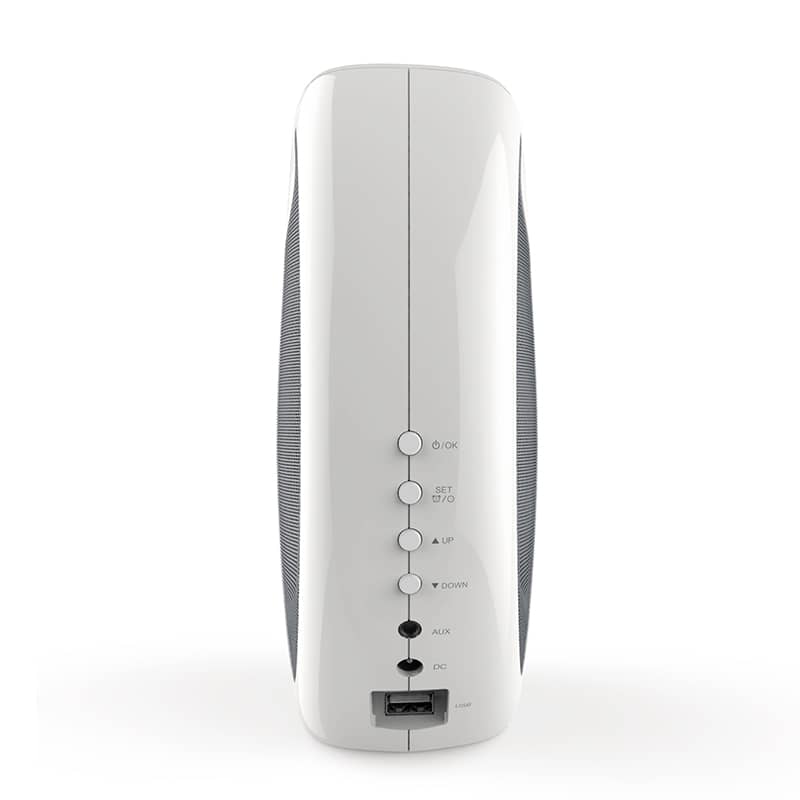 Cozy MC1 Bluetooth Speaker with Wireless Charging & LCD Time Display