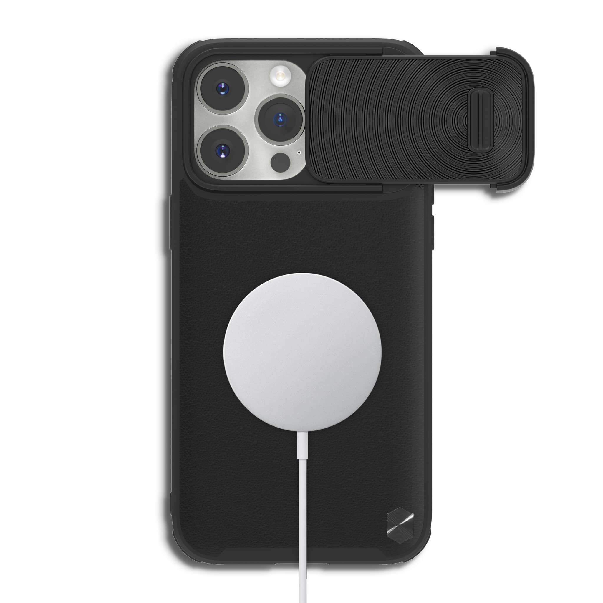 iPhone 14 Pro Max (6.7") / Leather Black