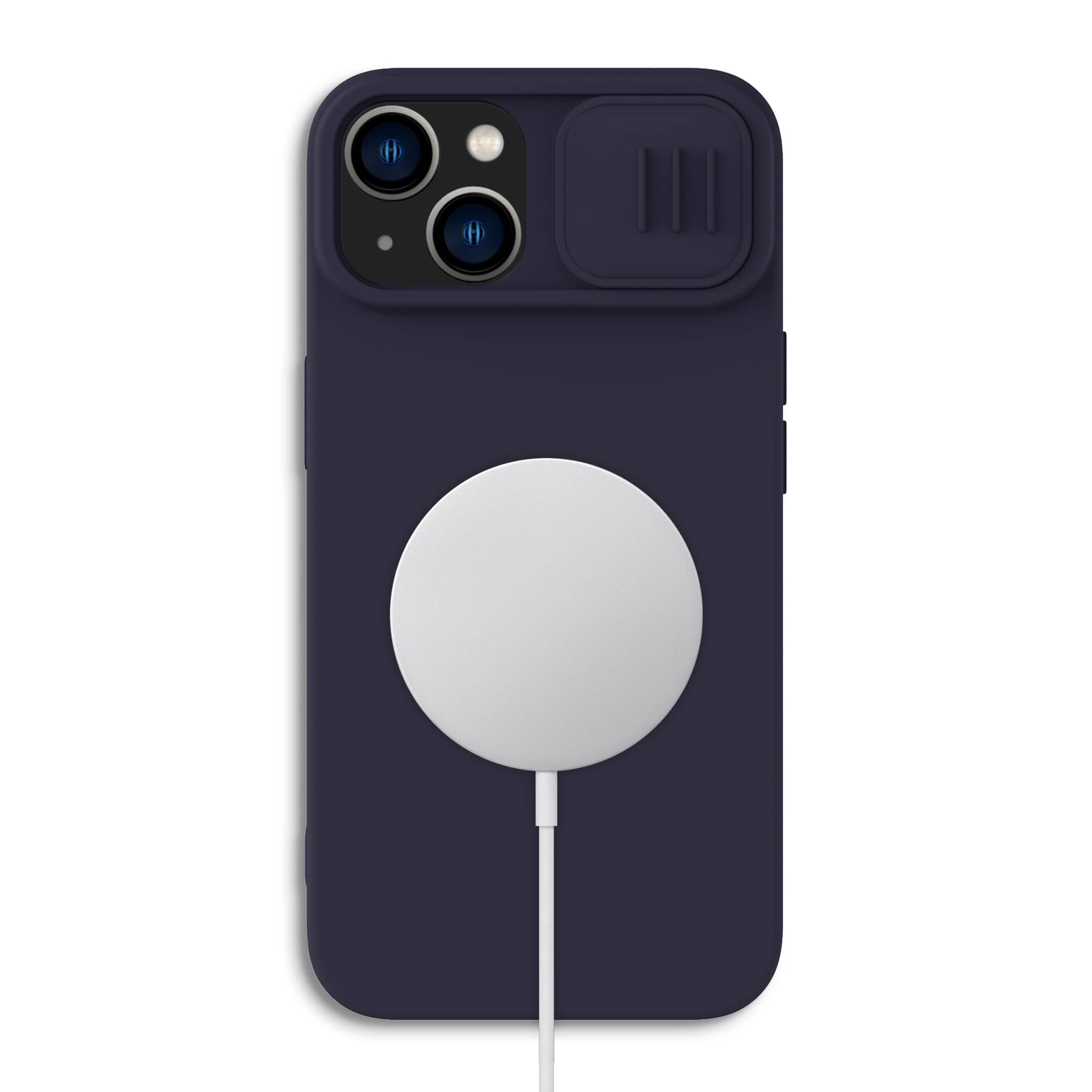 حافظة سيليكون ناعمة CamShield متوافقة مع MagSafe® لسلسلة iPhone 14