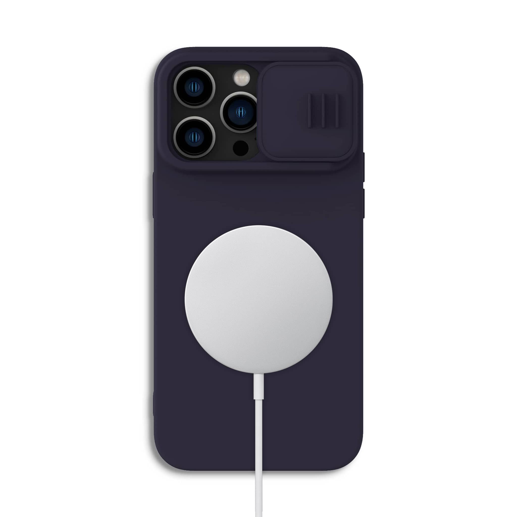 حافظة سيليكون ناعمة CamShield متوافقة مع MagSafe® لسلسلة iPhone 14