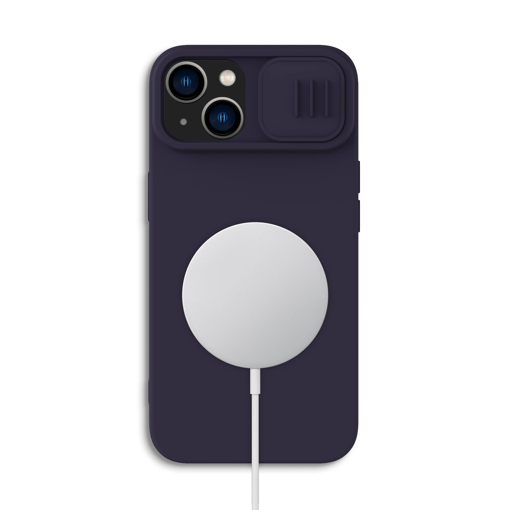 حافظة سيليكون ناعمة CamShield متوافقة مع MagSafe® لسلسلة iPhone 14