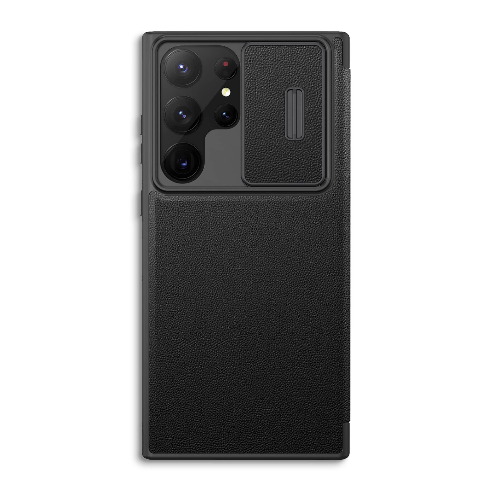 Qin Pro Plain Lederhülle für Galaxy S23 Serie