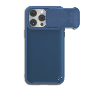 Blue -style Business Flip Leather Case With Magnetic Suction Lens Cover,  Suitable For Iphone 15, 14 Plus, 13 Pro Max, 12 Pro, And 11 Phone Cases -  Temu Denmark